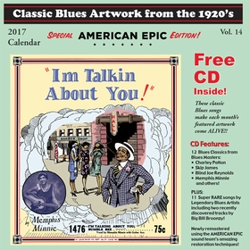 CLASSIC BLUES ARTWORK FROM THE 1920s - 2017 Calendar