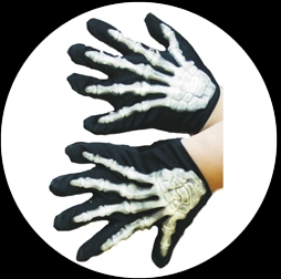 Skelett Hnde Handschuhe Kinder - Klicken fr grssere Ansicht