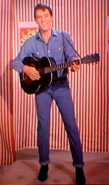 Elvis Presley - With Guitar, in Jeans Outfit