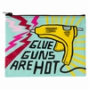 Glue Guns Are Hot - Zipper Tasche Blue Q