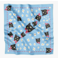 NAOKO CAT - QUADRATISCHER SEIDENSCHAL MITTELGROSS