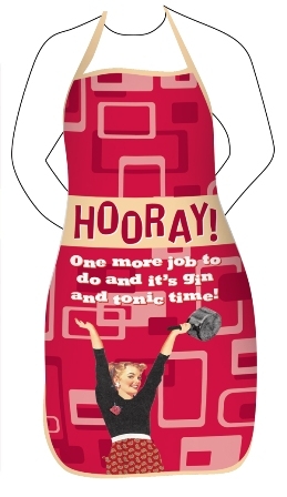 KÜCHENSCHÜRZE RETRO - HOORAY
