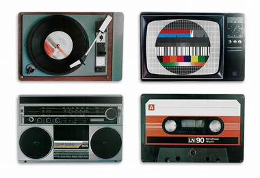 TISCHSET RETRO-STYLE auf einer Zrich Wunschliste / Geschenkidee