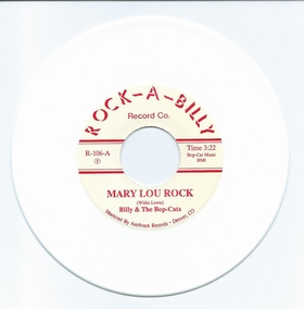 Billy & The Bop-Cats - Mary Lou Rock / I'm Out
