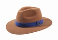FEDORA TRAVELER VELOURS FOLLY DOT LEUCHT CAMEL