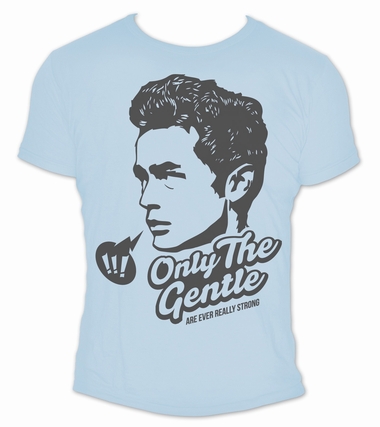BE GENTLE BE STRONG - MEN SHIRT - HELLBLAU auf einer Aarau Wunschliste / Geschenkidee