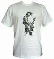 Bassist - White - Men Shirt Modell: BON0017White