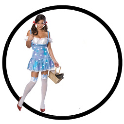 Sexy Dorothy Kost�m - Wizard of Oz - Klicken f�r gr�ssere Ansicht