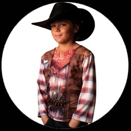 T-Shirt Cowboy - Kinder Kost�m - Klicken f�r gr�ssere Ansicht