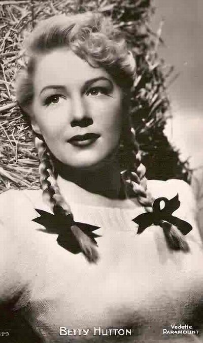 Betty Hutton - mit Zöpfen