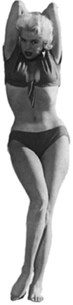 Jayne Mansfield - Bikini Posing