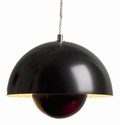 FlowerPot Lampe - schwarz