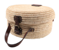 Hutkoffer gehäkelt Panama 35cm