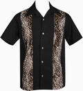 Steady Clothing Bowling Hemd - Leopard Panel