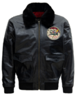 Leder Aviator JackeAir Force 42 - black