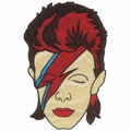 Bowie, David - Aladdin Sane Face Shot - Big Patch