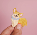 Corgi Iron-On Patch