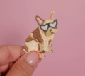 French Bulldog Iron-On Patch