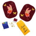Schmetterling Ellbogen Aufnäher Set