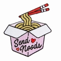 Send Noods Iron On Patch - von Punky Pins