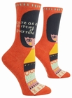 Cute As A Bitchy Button - Damensocken Blue Q