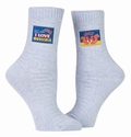 Fuck I Love Musicals - Socken Tag Socks Blue Q - S/M