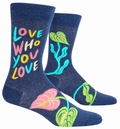 Love Who You Love - Männersocken Blue Q