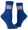 Multitaskmaster - SockenTag Socks Blue Q - S/M
