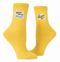 What Are We Waiting For - Socken Tag Socks Blue Q - S/M