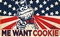  x FR�HST�CKSBRETTCHEN - ME WANT COOKIE- SESAMSTRASSE