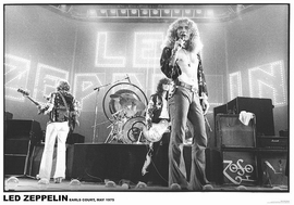 LED ZEPPELIN POSTER EARLS COURT, MAI 1975 auf einer Zürich Wunschliste / Geschenkidee